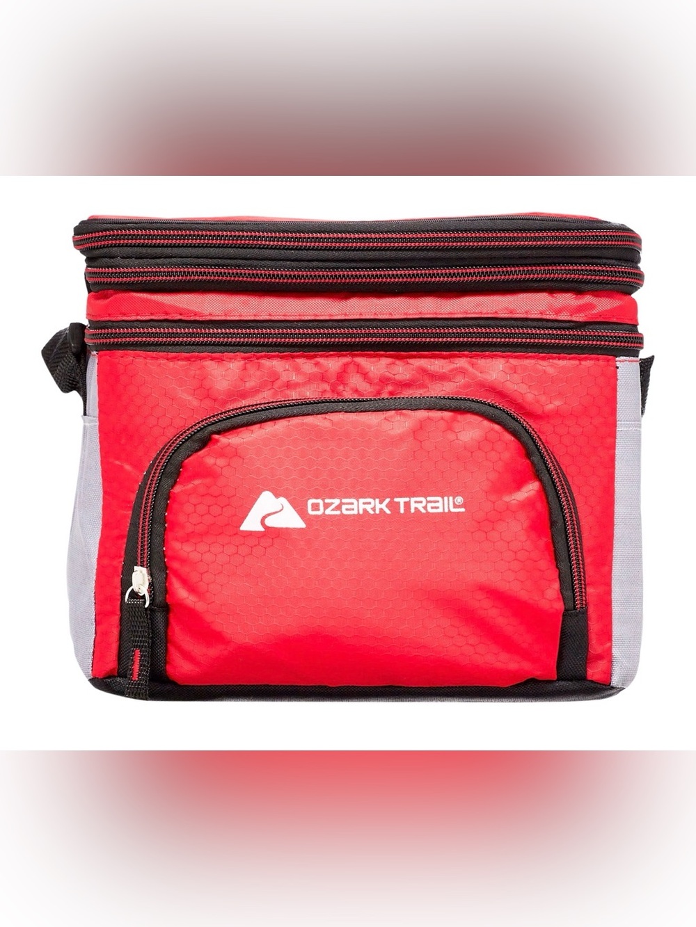 Ozark Trail 6 Can Soft-Sided Red/Gray Cooler
New with Tag